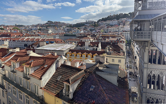 View from Elevator de Santa Justa