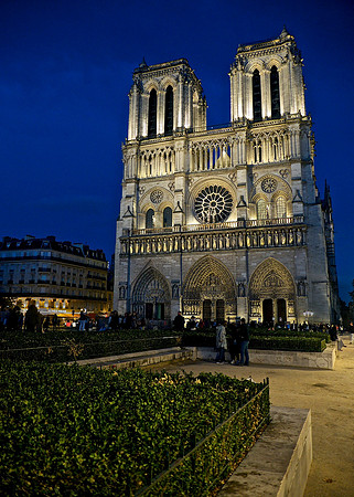 Notre Dame at 7:31 pm
