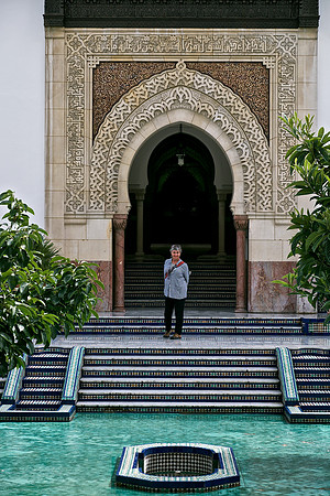 Sally at La Grande Mosquee do Paris