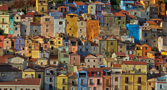 Walking into a Palette, Bosa, Sardinia