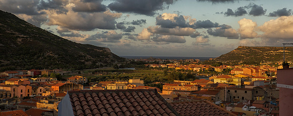 View from Castle, Bosa