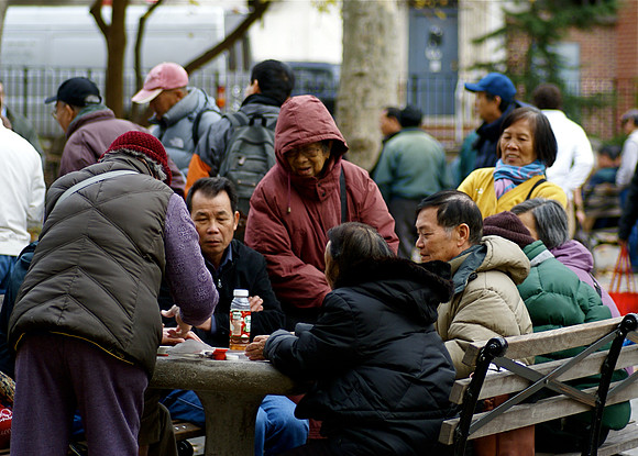 Card Players, Chinatown, NY