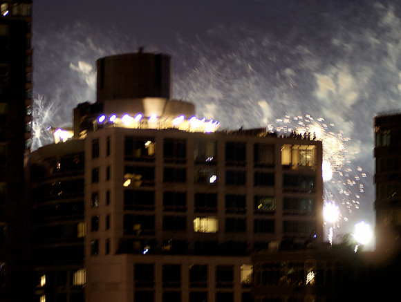 Fireworks over the Hudson
